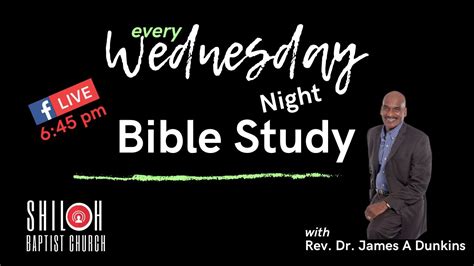 Wednesday Night Bible Study Youtube