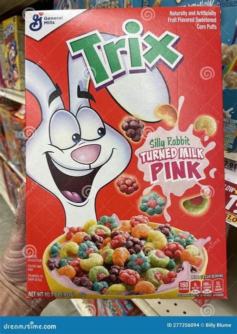 Grocery Store Trix Cereal Editorial Stock Image Image Of Closeup