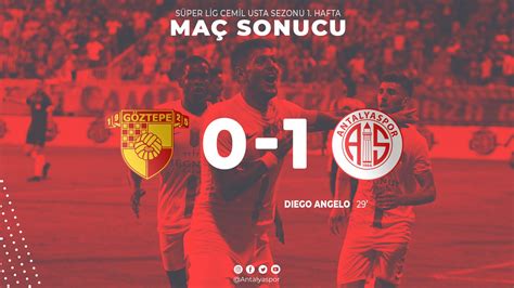 Fraport Tav Antalyaspor On Twitter Dk Ma Sonucu G Ztepe