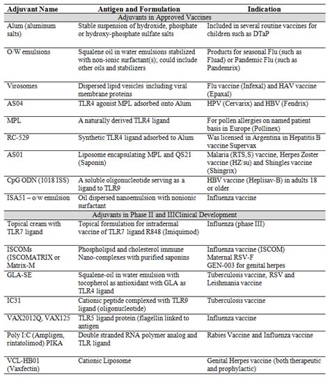 Vaccine Adjuvants - Past, Present, and Future