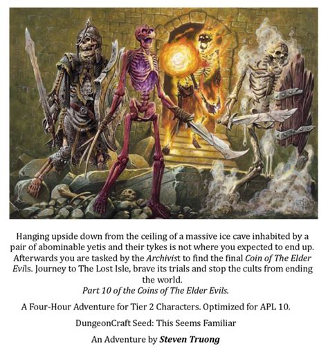 Dc Poa Tdg01 10 Endgame Of The Elder Evils Dungeon Masters Guild