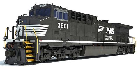 Norfolk Southern Locomotive 3D model | CGTrader