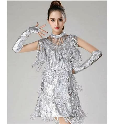 Metallic Dress เดรสเลื่อมสีเงิน Shopee Thailand