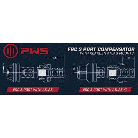 Primary Weapons Frc 223 Caliber Three Port Compensator