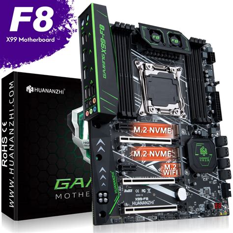 Huananzhi X99 F8 Placa Mãe Slot Lga2011 3 Usb3 0 Nvme M 2 Ssd Suporte