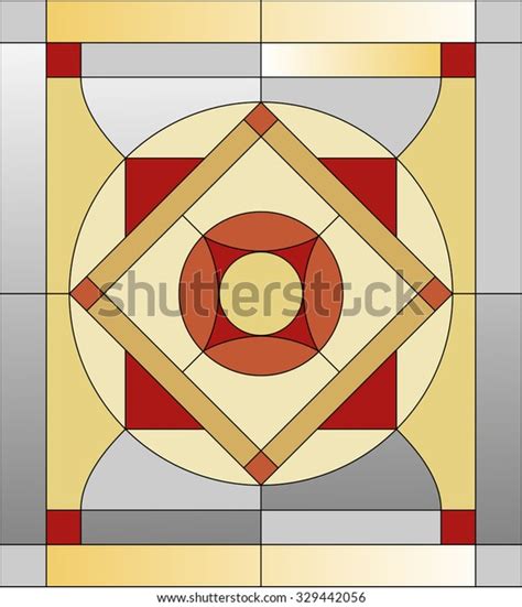 Stained Glass Pattern Stock Vector Royalty Free 329442056 Shutterstock