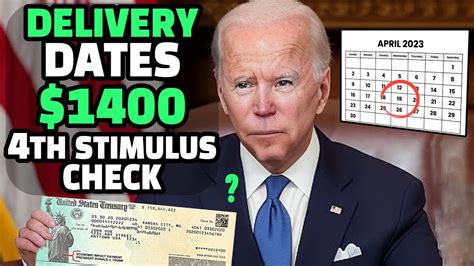 Delivery Dates Of When Social Security 1 400 4th Stimulus Check Social