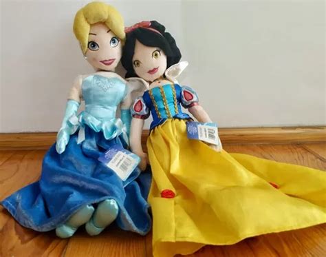 Peluches Princesas Disney Blancanieves Y Cenicienta Meses Sin Intereses