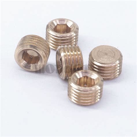 Bspp Male Brass Countersunk Plug Internal Hex Head Socket