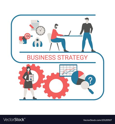 Business And Marketing Strategy Concept Royalty Free Vector