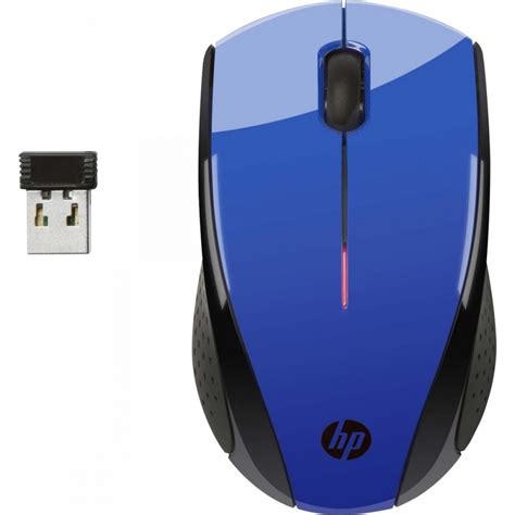 Mouse Sem Fio USB 1600 DPI X3000 Azul Preto HP No Shope