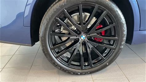 2021 Bmw X5 40i M Sport Package Phytonic Blue With Red M Sport Brakes Youtube