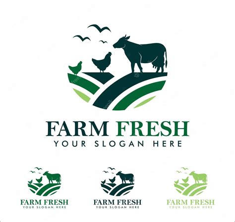 Premium Vector A Logo For A Farm Fresh Product