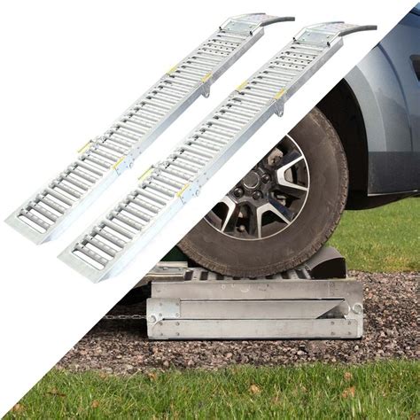 Faltbare Auffahrrampen 2x800kg 2in1 Set Klappbar Laderampe Kaufen Auf