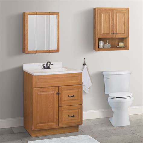 Bathroom Storage Oak Rispa