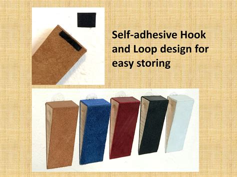 SOLU Italian Leather Door Stopper, Door Wedge, for Home and Office Use