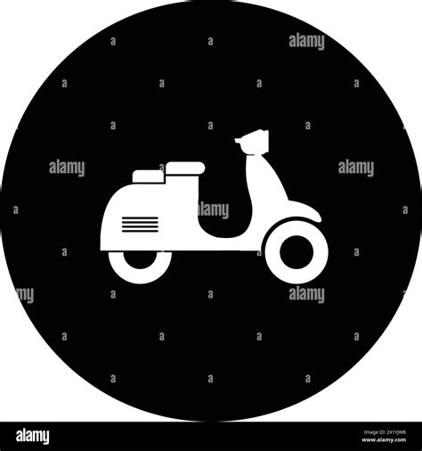Scooter Motorbike Logo Vector Illustration Design Stock Vector Image