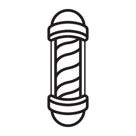 Premium Vector Barber Pole Icon Design Vector Template