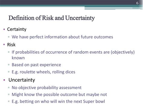 Ppt Risk And Uncertainty Powerpoint Presentation Free Download Id