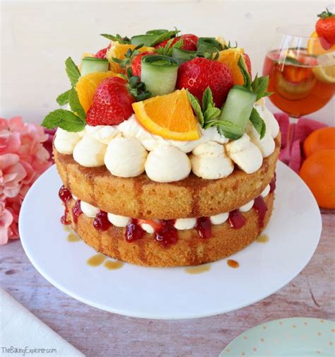 Pimms Cake Recipe Baking Summer Baking Pimm S