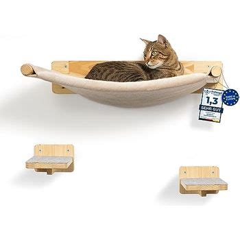 Woowood Kletterwand Katzen Inkl X Katzentreppe Wand Extra Stabil I