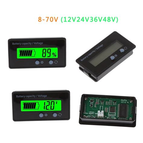 OOTDTY 8 70 V LCD Zuur Lood Lithium Batterij Capac Grandado