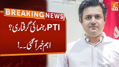 Pti Leader Hammad Azhar Arrested Breaking News Gnn Youtube