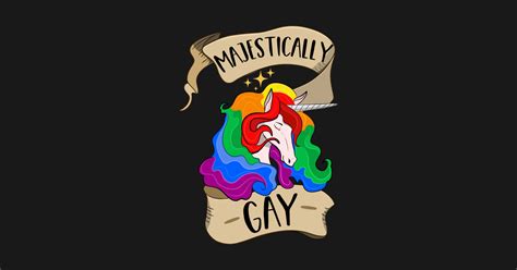 Majestically Gay Unicorn Gay Pride Crewneck Sweatshirt Teepublic