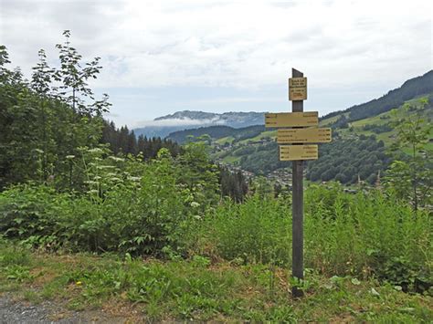 Sous Le Bois De Merdassier Une Vue Vers La Clusaz Et Le Mo Flickr