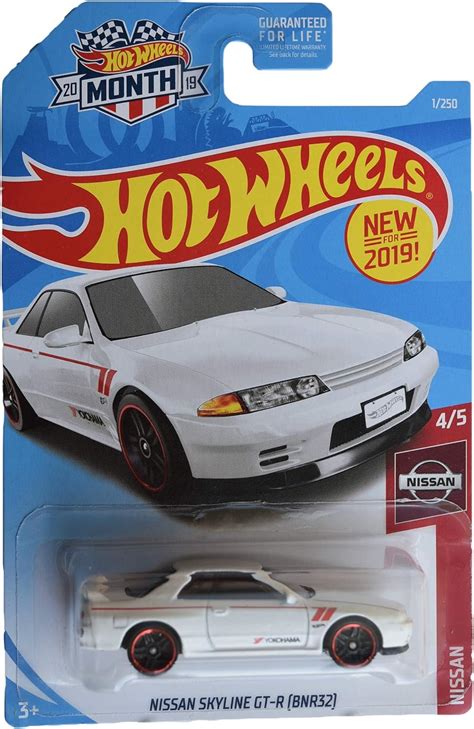 Hot Wheels Nissan Blanco Nissan Skyline Gt R Tarjeta De Mes Amazon Mx