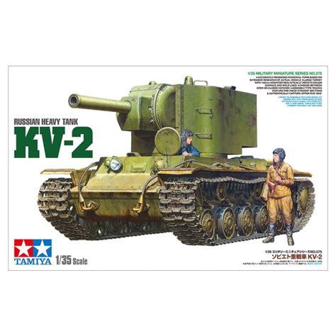 Tamiya 35375 Russian Heavy Tank KV-2 1:35 Model Kit