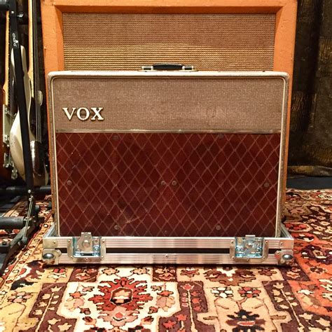 Vox Vintage 1962 Vox Ac10 Twin 2x10 Fawn Beige Amp Amplifier 1960s Amp