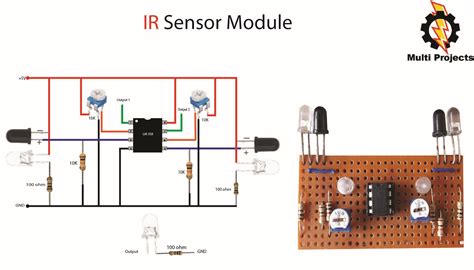 Multi Projects : Infrared proximity sensor/IR sensor Module making process