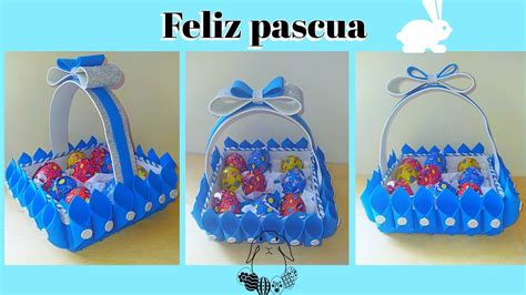 Diy C Mo Hacer Canasta Para Pascua De Foami Goma Eva Paso A Paso