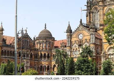 Chhatrapati Shivaji Terminus Formerly Known Victoria Stock Photo ...