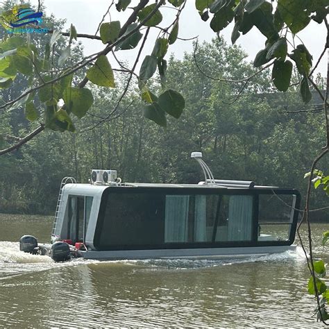 Allhouse Houseboat Salvage Lift Aluminum Pontoon River Fishing House