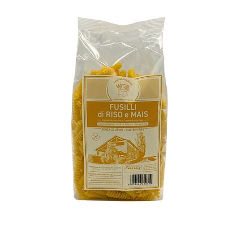 Fusilli Di Riso E Mais Spiga Barrata Senza Glutine 500g