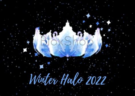 Winter Halo 2022 Png Printable Postcard With Freebie Etsy