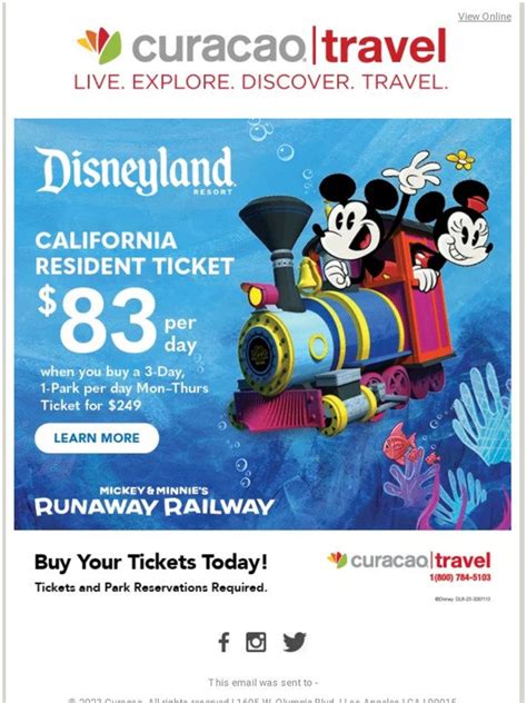 icuracao.com: Disneyland® Resort: Special Ticket Offer for California ...