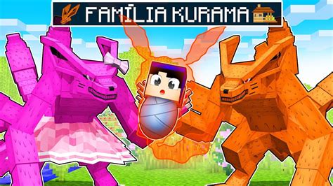 Fui Encontrado Pela Fam Lia Kurama No Minecraft Youtube