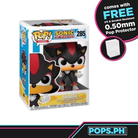 Funko Pop Sonic Shadow 285 With FREE PROTECTOR By Pops PH Lazada PH