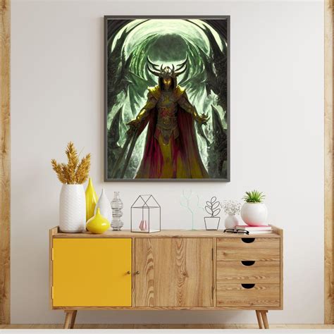 Spiritual Wall Art of Demon Beelzebub, Beelzebub Wallpaper, Beelzebub ...