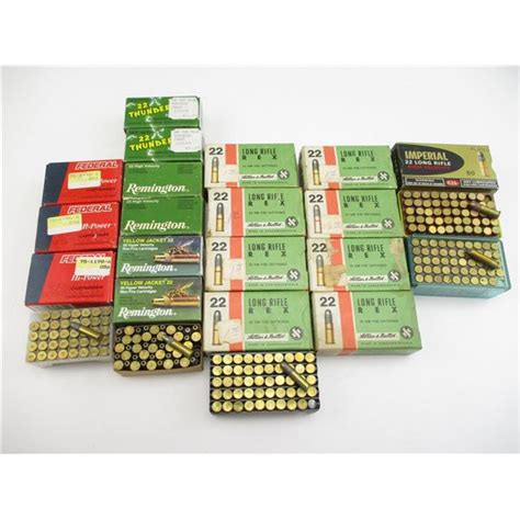 Assorted 22 Long Rifle Ammo Switzers Auction And Appraisal Service