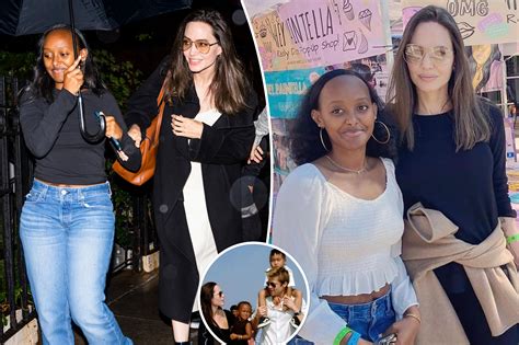 Angelina Jolie Brad Pitts Daughter Zahara 18 Joins The Aka Sorority