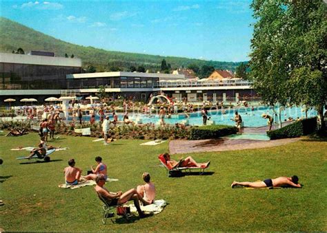 AK Ansichtskarte Bad Neuenahr Ahrweiler Gartenschwimmbad Mit