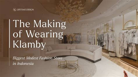 Desain Interior Store Wearing Klamby Pim 3 Tawarkan Sensasi Belanja