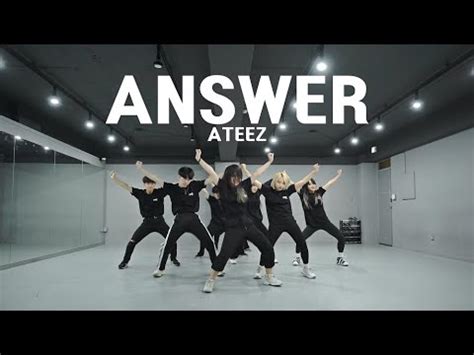 X Ateez Answer I Performance Practice Video Mirrored I