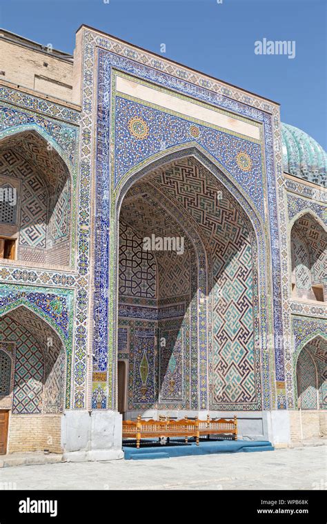 The Registan Square In Samarkand Uzbekistan Stock Photo Alamy