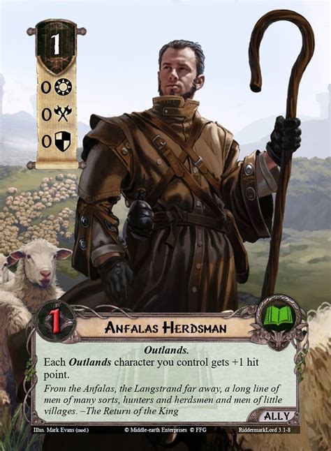 LOTR LCG Alt Art Ally Anfalas Herdsman Its Probably No Su Flickr