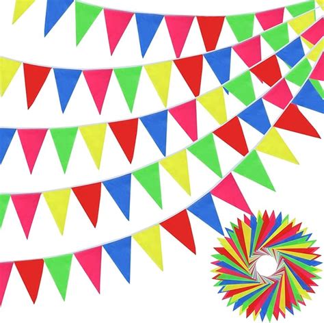 Amazon Boao Ft Pennant Banner Flags Multicolor Bunting